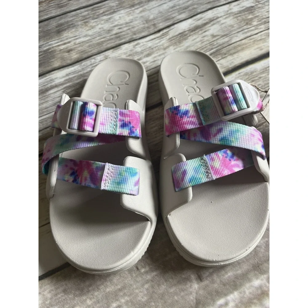 Chaco Chillos Kids Sandal Light Tie Dye Size 4M USA, 35 EUR New